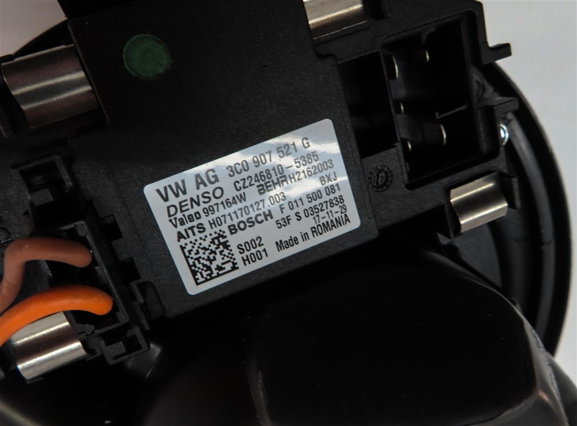 Thumbnail 7: 2015-2018 VW CC EOS TIGUAN / AUDI Q3 (8U) FRONT HEATER A/C BLOWER FAN MOTOR