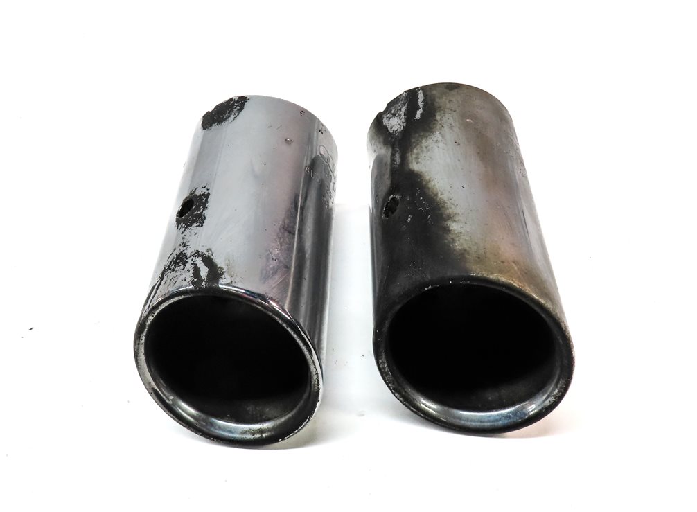 Thumbnail 2: 15-18 AUDI Q3 (8U) 2.0L TURBO ENGINE REAR LEFT & RIGHT MUFFLER EXHAUST TIP SET 2