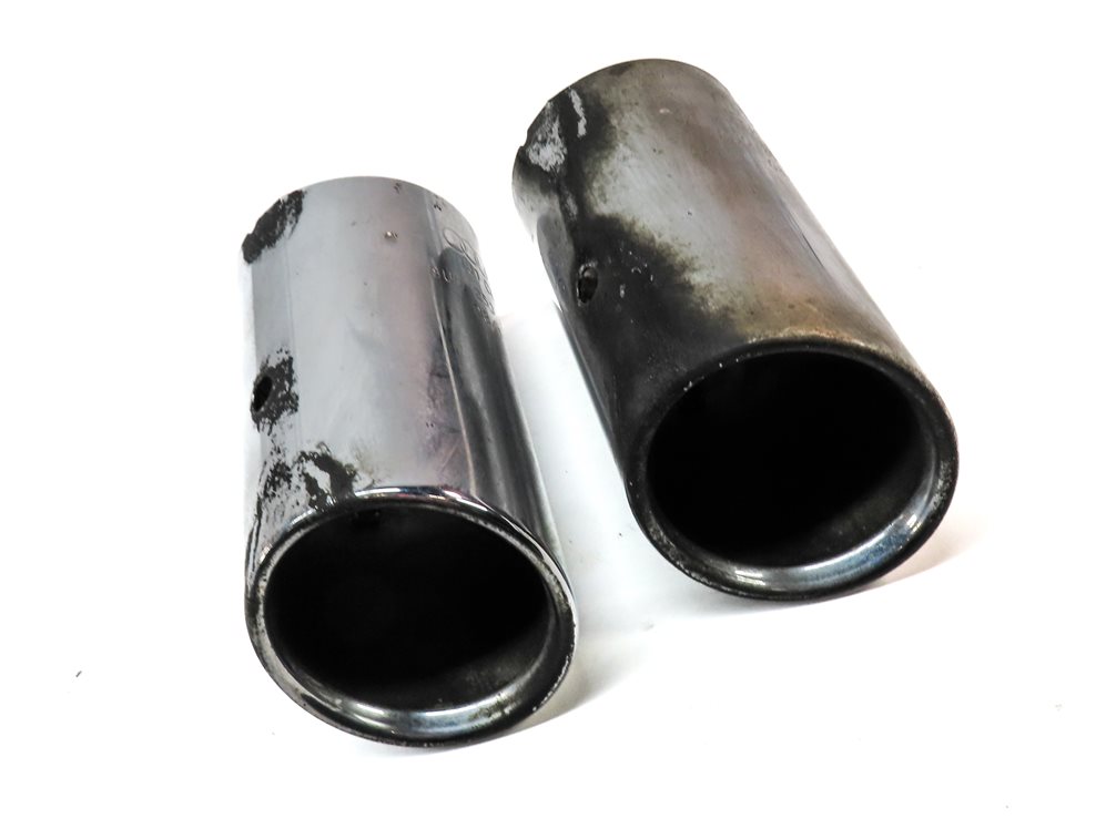 Thumbnail 3: 15-18 AUDI Q3 (8U) 2.0L TURBO ENGINE REAR LEFT & RIGHT MUFFLER EXHAUST TIP SET 2