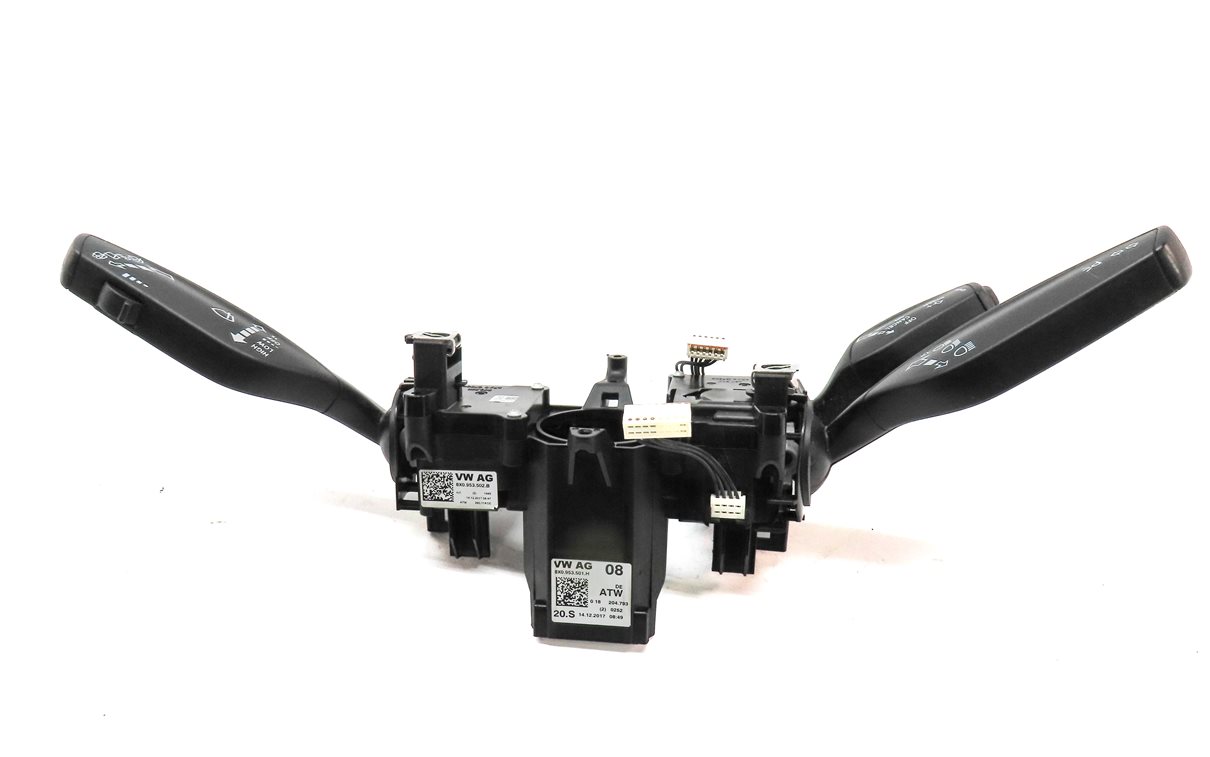 Thumbnail 4: 2015-2018 AUDI Q3 (8U) STEERING COLUMN BLINKER WIPER CRUISE COMBINATION SWITCH