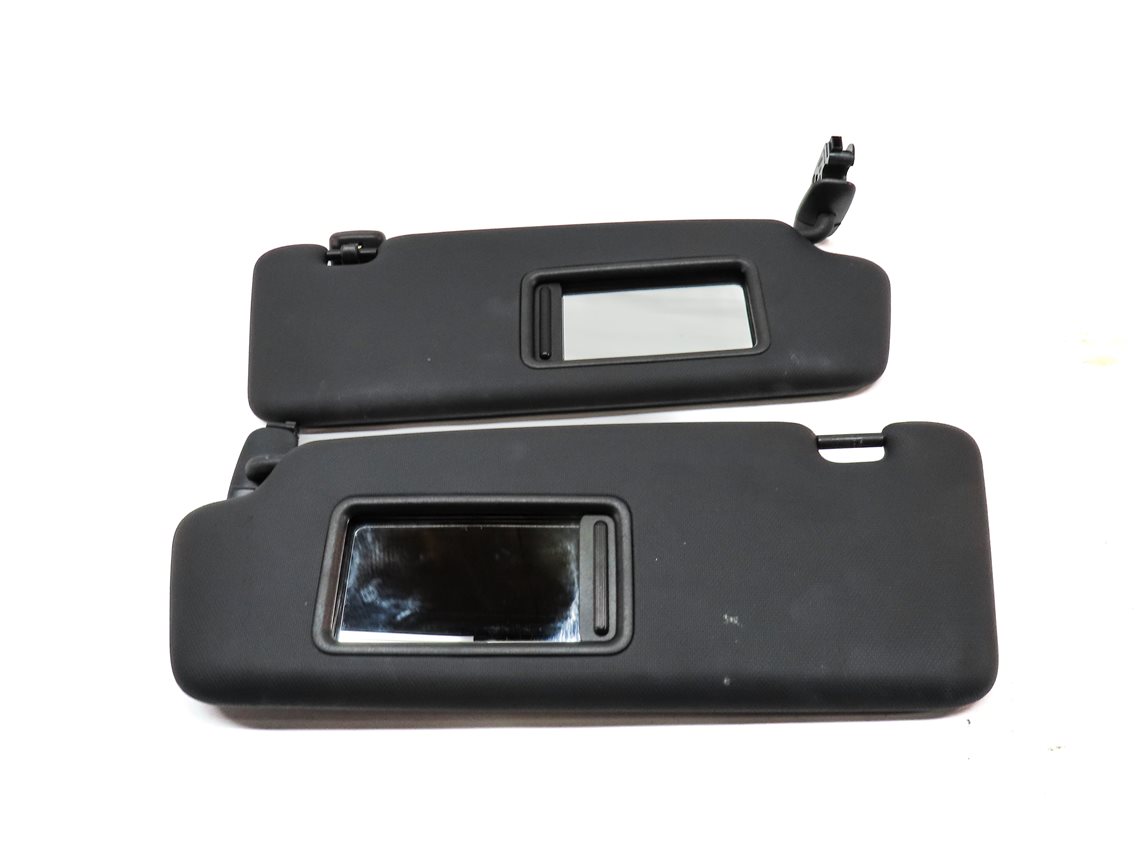 Thumbnail 4: 2015-2023 AUDI Q3 (8U) FRONT LEFT & RIGHT SUNVISOR SUN VISOR SET-2 (Black)