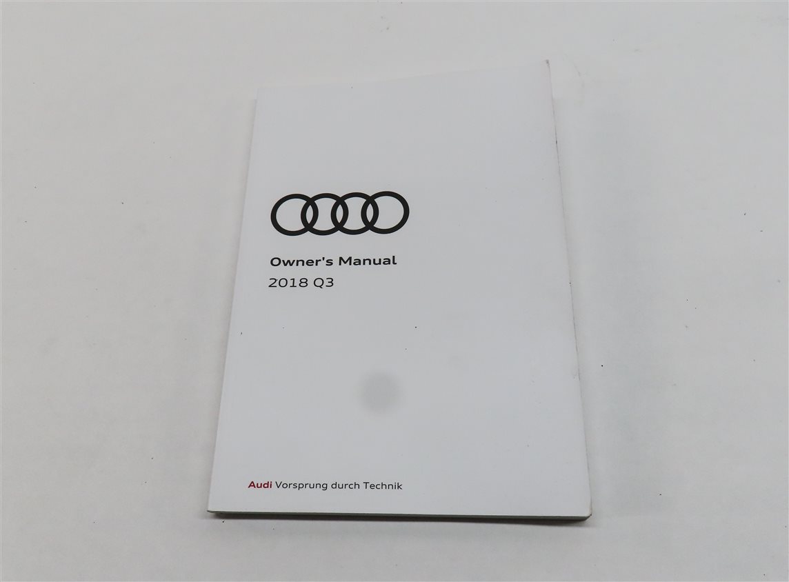 Thumbnail 6: 2018 AUDI Q3 (8U) OWNERS MANUAL BOOKLET SET 3 w/ CARRY CASE (BLACK)