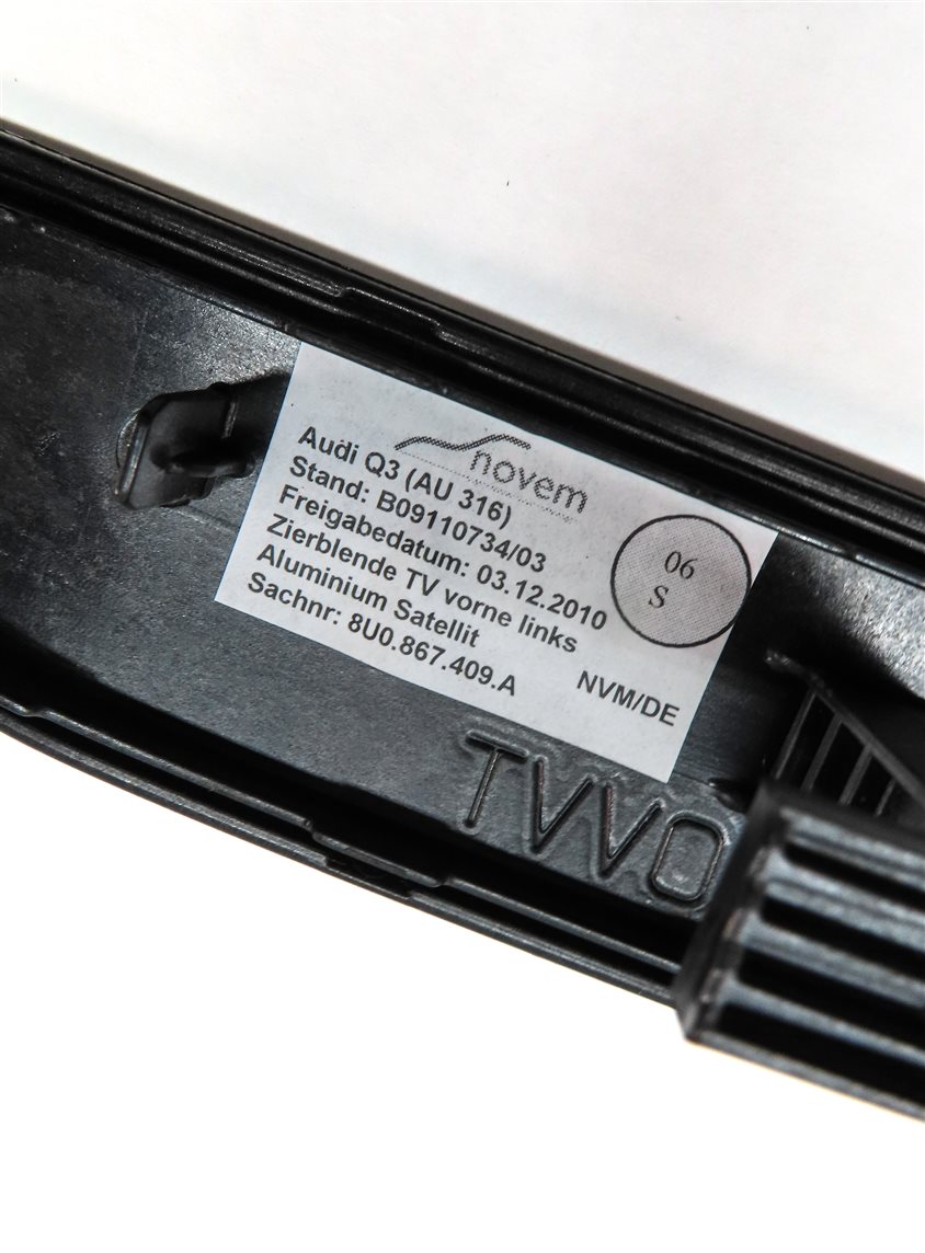 Thumbnail 16: 2018 AUDI Q3 (8U) FRONT REAR LEFT RIGHT DOOR DASH TRIM SET 5 (Aluminum)