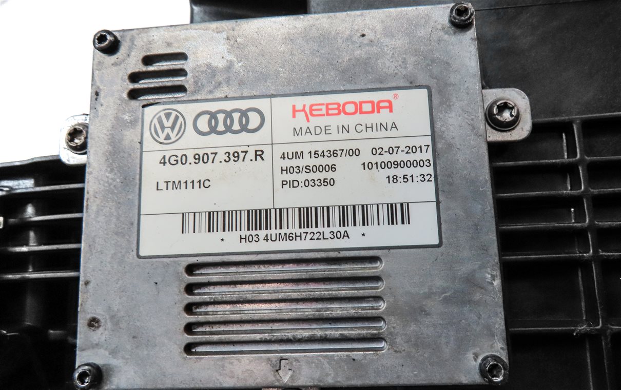 Thumbnail 7: 16-18 AUDI Q3 (8U) LEFT DRIVER XENON HID SELF ADJUST HEADLIGHT HEAD LIGHT LAMP