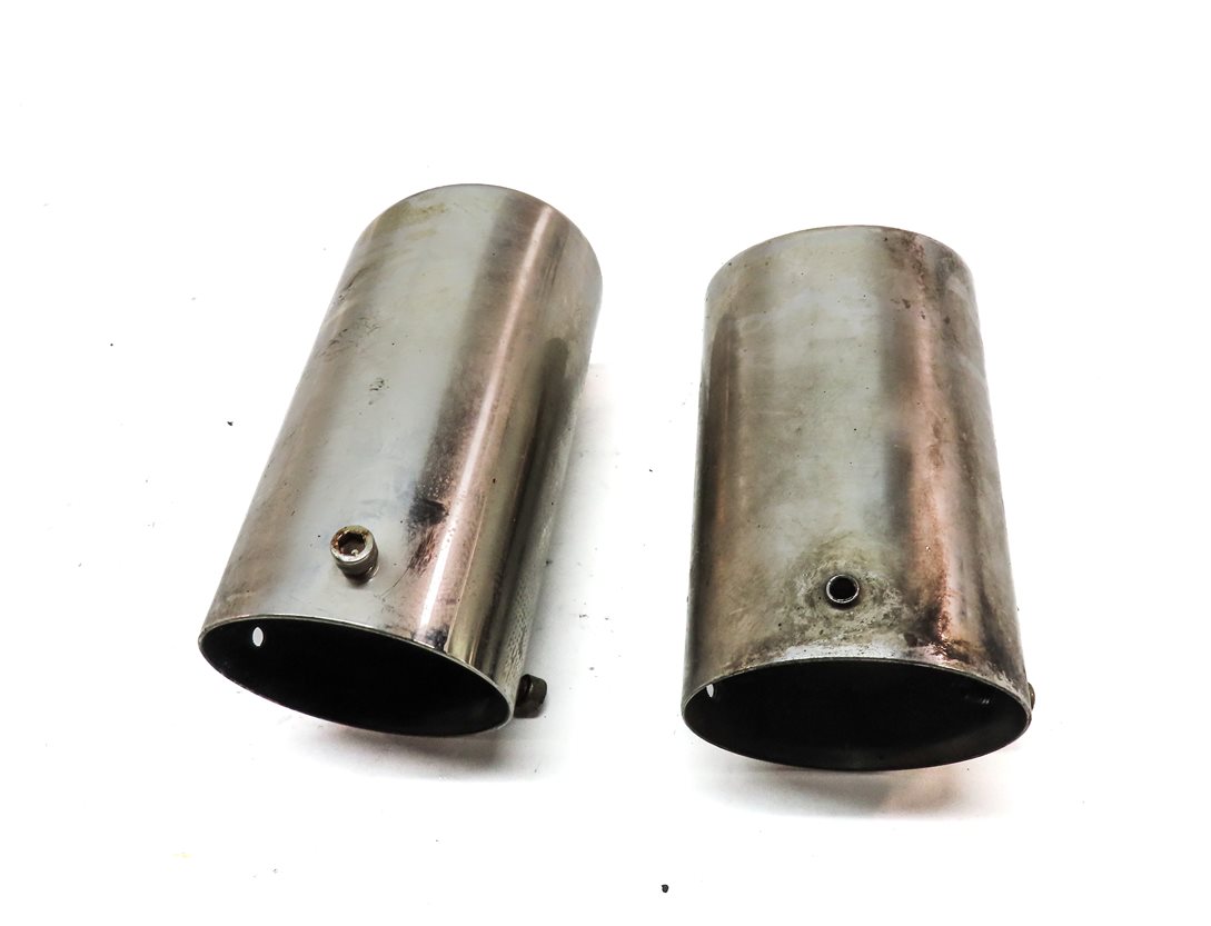 Thumbnail 5: 2011-2013 BMW X3 (F25) 3.0L N55 TURBO LEFT & RIGHT MUFFLER EXHAUST TIP SET 2