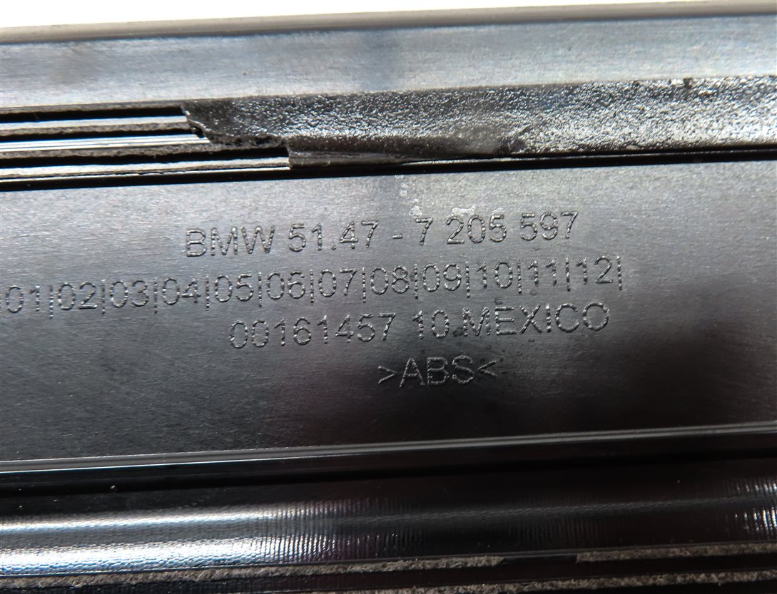Thumbnail 9: 2011 BMW X3 (F25) FRONT REAR LEFT RIGHT BMW LOGO DOOR SILL SCUFF TRIM SET/4