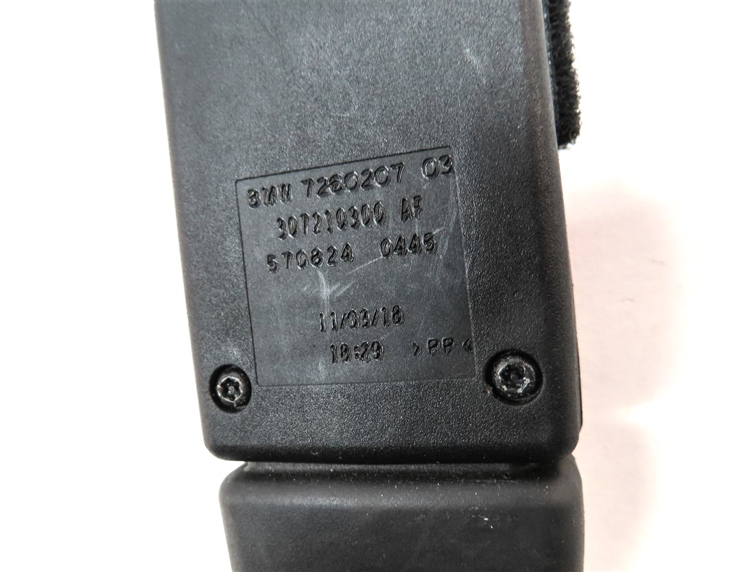 Thumbnail 6: 11-18 BMW X3 X4 (F25 F26) FRONT LEFT DRIVER or RIGHT PASSENGER SEATBELT RECEIVER