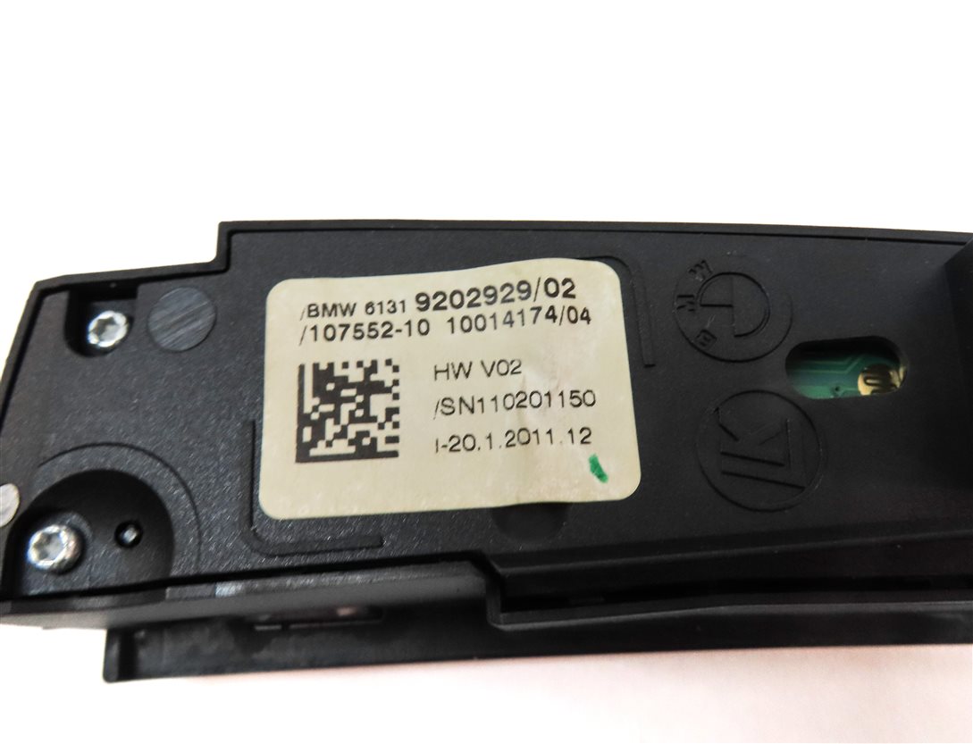 Thumbnail 6: 2011 BMW X3 (F25) HILL DESCENT TRACTION CONTROL SWITCH BUTTON PANEL (BLACK)