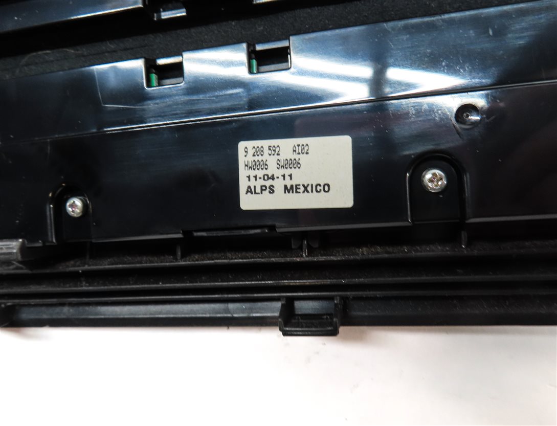 Thumbnail 7: 11-14 BMW X3 (F25) FRONT HEATER A/C TEMPERATURE CLIMATE w/ RADIO CONTROL & TRIM