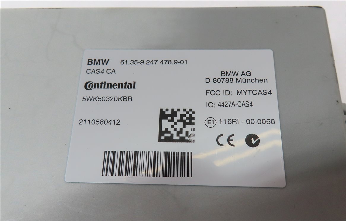 Thumbnail 17: 2011-2012 BMW 528i X3 (F10 F25) 3.0L N52 ENGINE DME CAS 4 CONTROL MODULE KEY SET
