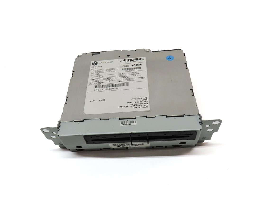 Thumbnail 2: 2011 BMW X3 (F25) FRONT AM/FM RADIO AUDIO STEREO CD PLAYER RECEIVER MODULE