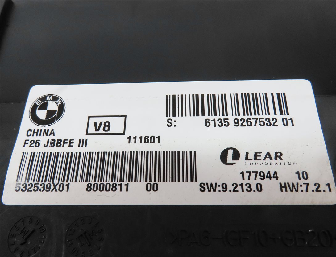 Thumbnail 4: 2011-2014 BMW X3 (F25) MAIN PRIMARY BODY CONTROL MODULE BCM