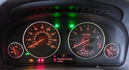 Thumbnail 2: 2011-2014 BMW X3 (F25) SPEEDOMETER INSTRUMENT GAUGE CLUSTER w/o HUD MPH (96k)