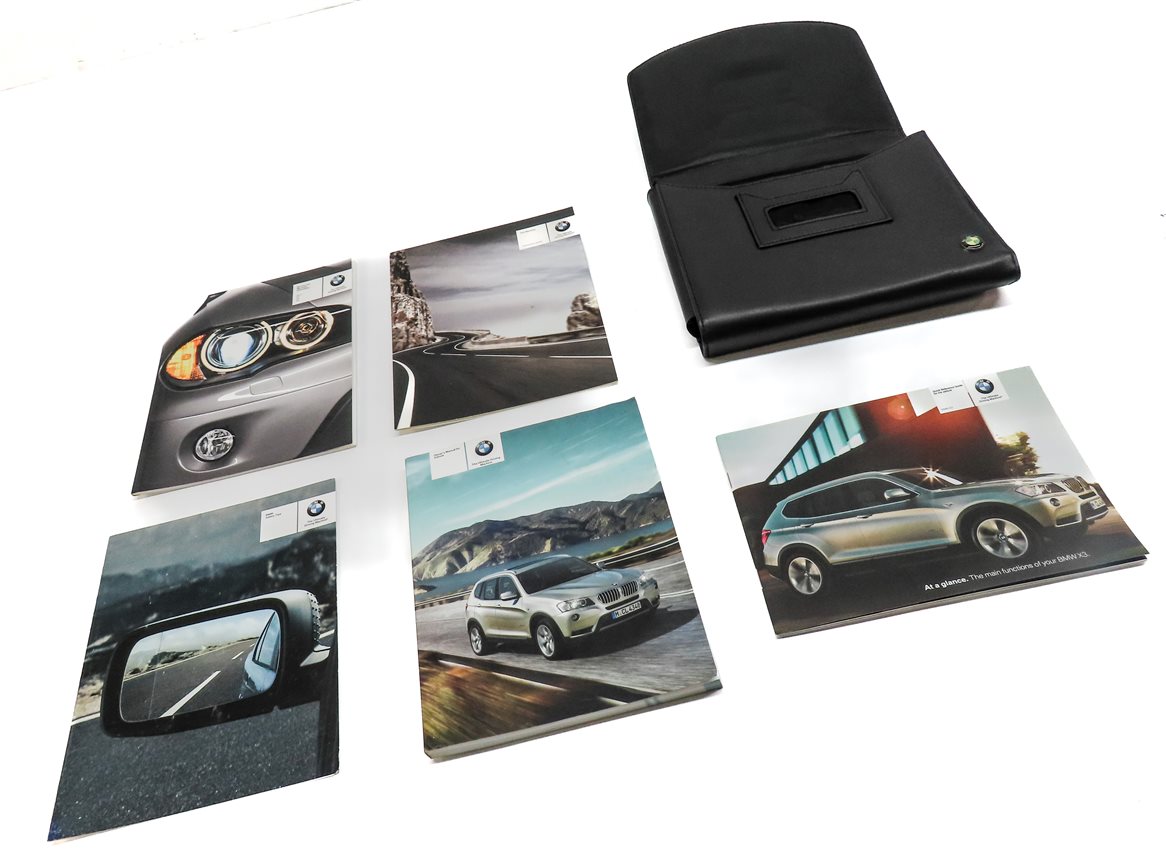 Thumbnail 3: 2011 BMW X3 (F25) 3.0L (N52) OWNER'S USER MANUAL BOOKLET SET/6 w/ CASE