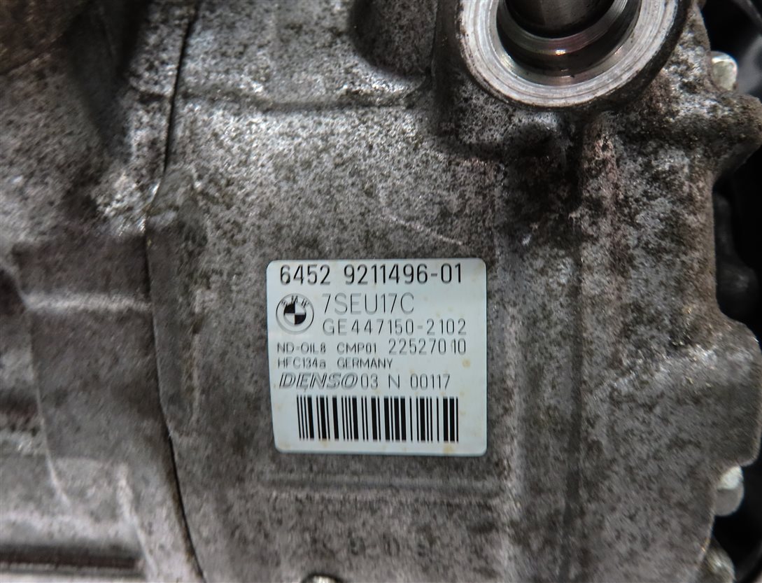 Thumbnail 6: 2011-2012 BMW X3 (F25) 28iX 3.0L N52 ENGINE A/C AIR CONDITIONING COMPRESSOR PUMP