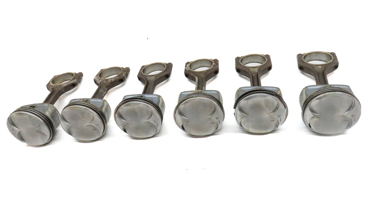 Thumbnail 3: 07-13 BMW 1 3 5 X3 X5 Z4 (E60 E70 E85 E89 E90 F10) 3.0L N52 ENGINE PISTON SET-6
