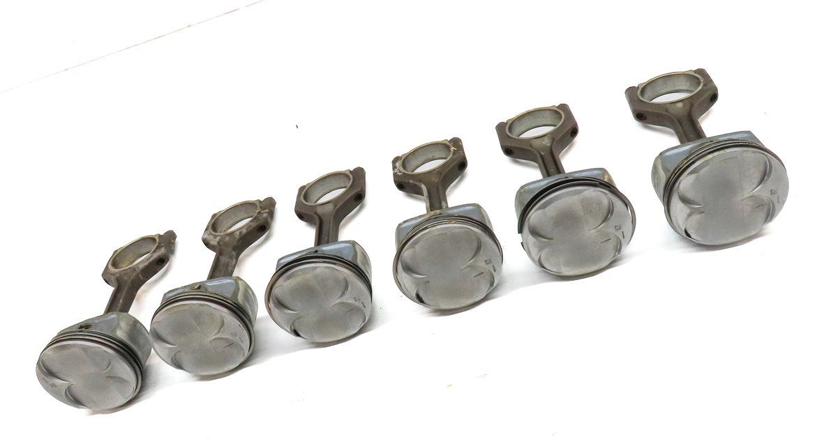 Thumbnail 4: 07-13 BMW 1 3 5 X3 X5 Z4 (E60 E70 E85 E89 E90 F10) 3.0L N52 ENGINE PISTON SET-6