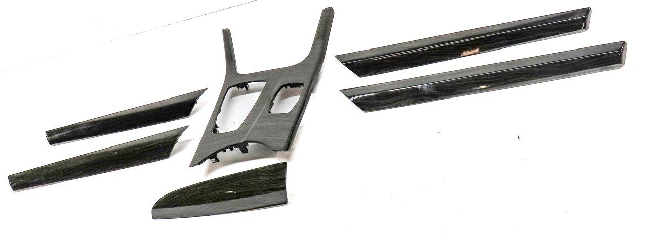 Thumbnail 2: 2011 BMW X3 (F25) INTERIOR DOOR DASH CENTER CONSOLE TRIM SET/ 6 (Fineline Wave)