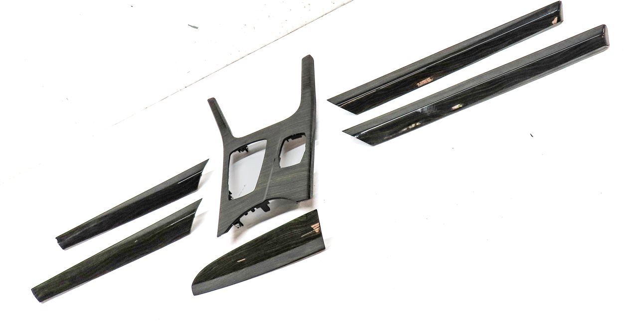 Thumbnail 3: 2011 BMW X3 (F25) INTERIOR DOOR DASH CENTER CONSOLE TRIM SET/ 6 (Fineline Wave)