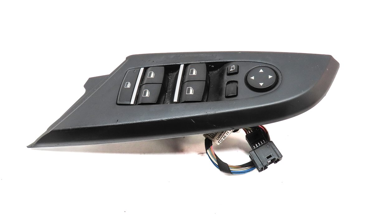 Thumbnail 4: 2011 BMW X3 (F25) FRONT LEFT DRIVER MASTER POWER WINDOW SWITCH w/PFOLD TRIM