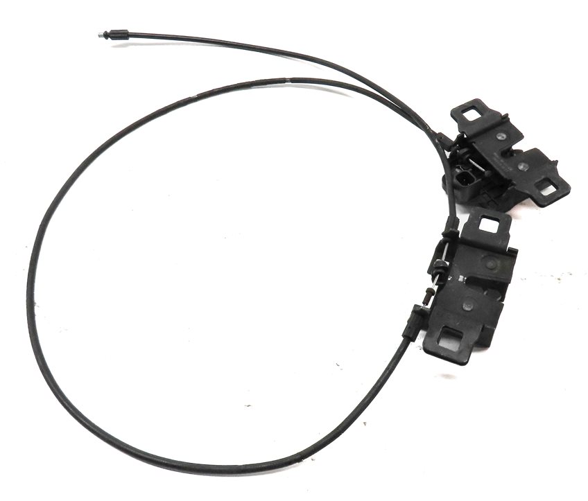 Thumbnail 4: 2008 LAND ROVER LR3 (L319) FRONT HOOD LEFT & RIGHT LOCK LATCH SET 2 w/ CABLE
