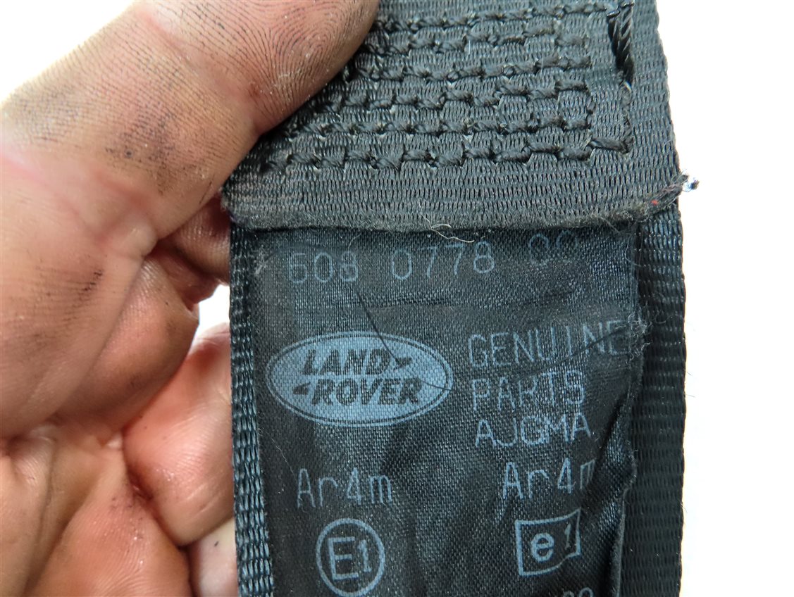 Thumbnail 5: 2008 LAND ROVER LR3 REAR 2ND ROW LEFT RIGHT & CENTER SEATBELT RETRACTOR (BLACK)