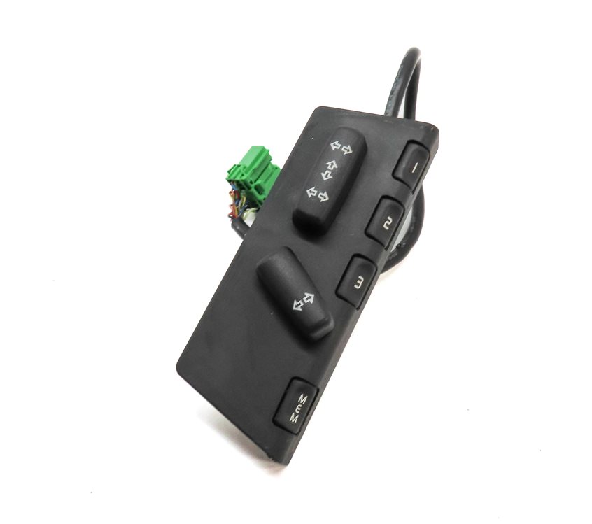 2008 LAND ROVER LR3 (L319) FRONT LEFT DRIVER SEAT ADJUST ADJUSTMENT SWITCH BLACK