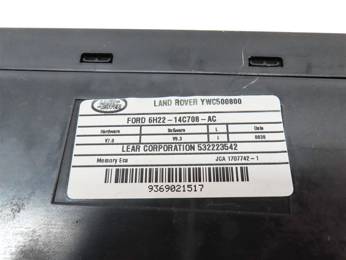 Thumbnail 4: 2007-2009 LR3 - RANGE ROVER SPORT (L320) FRONT MEMORY SEAT CONTROL MODULE