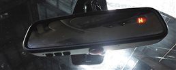 Thumbnail 2: 04-15 M3 X1 X3 X5 X5M X6 X6M E90 E83 E84 E70 E71 REARVIEW MIRROR COMPASS (BLACK)