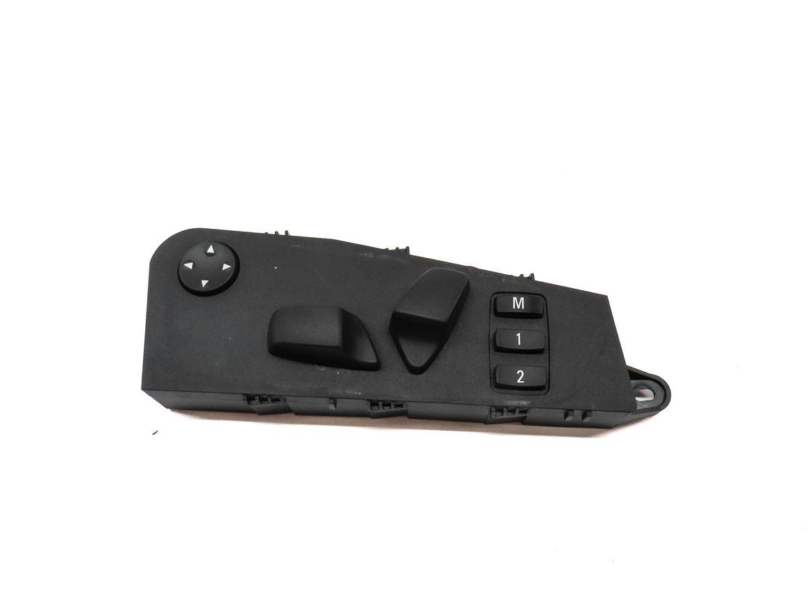 Thumbnail 2: 2010 BMW X5 (E70) FRONT LEFT DRIVER SEAT ADJUST ADJUSTMENT SWITCH (BLACK)