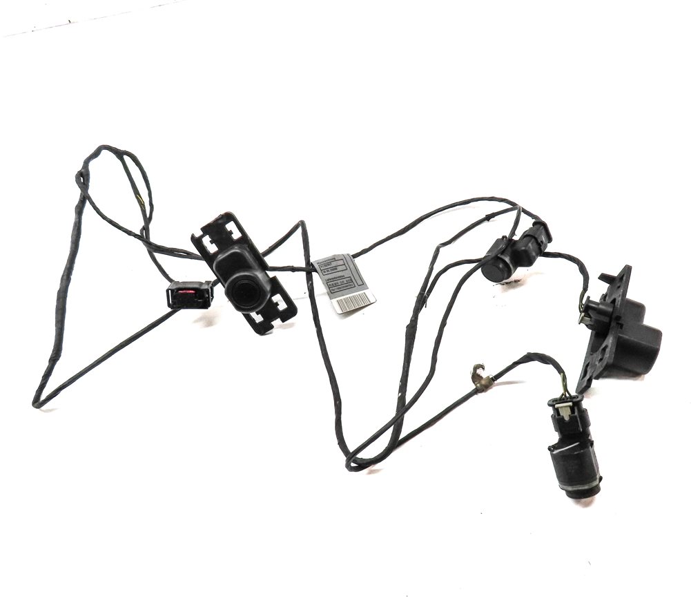 Thumbnail 2: 2010 BMW X5 (E70) FRONT PARK ASSIST PDC SENSOR SET4 (BLACK) w/ WIRE HARNESS