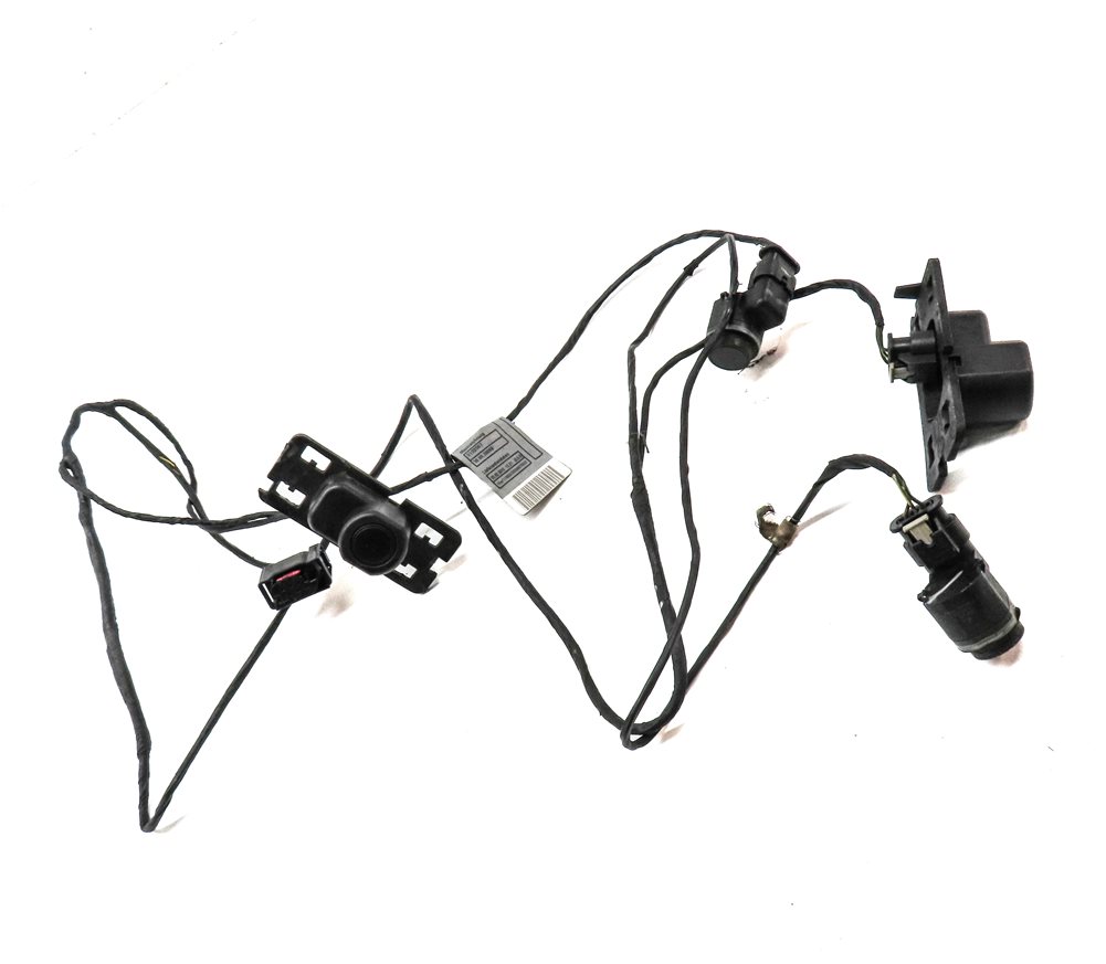 Thumbnail 3: 2010 BMW X5 (E70) FRONT PARK ASSIST PDC SENSOR SET4 (BLACK) w/ WIRE HARNESS