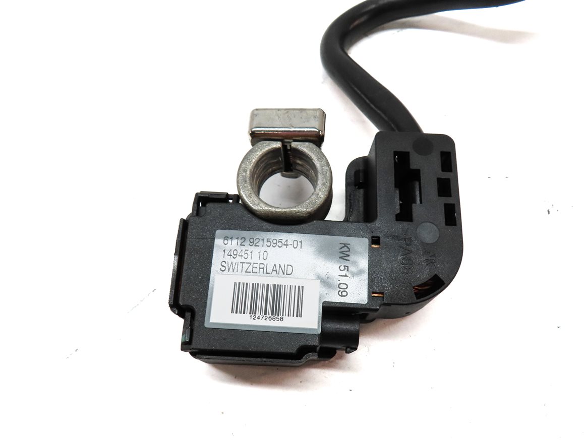 Thumbnail 6: 2010 BMW X5 (E70) NEGATIVE BATTERY CABLE w/ INTELLIGENT BATTERY IBS MODULE