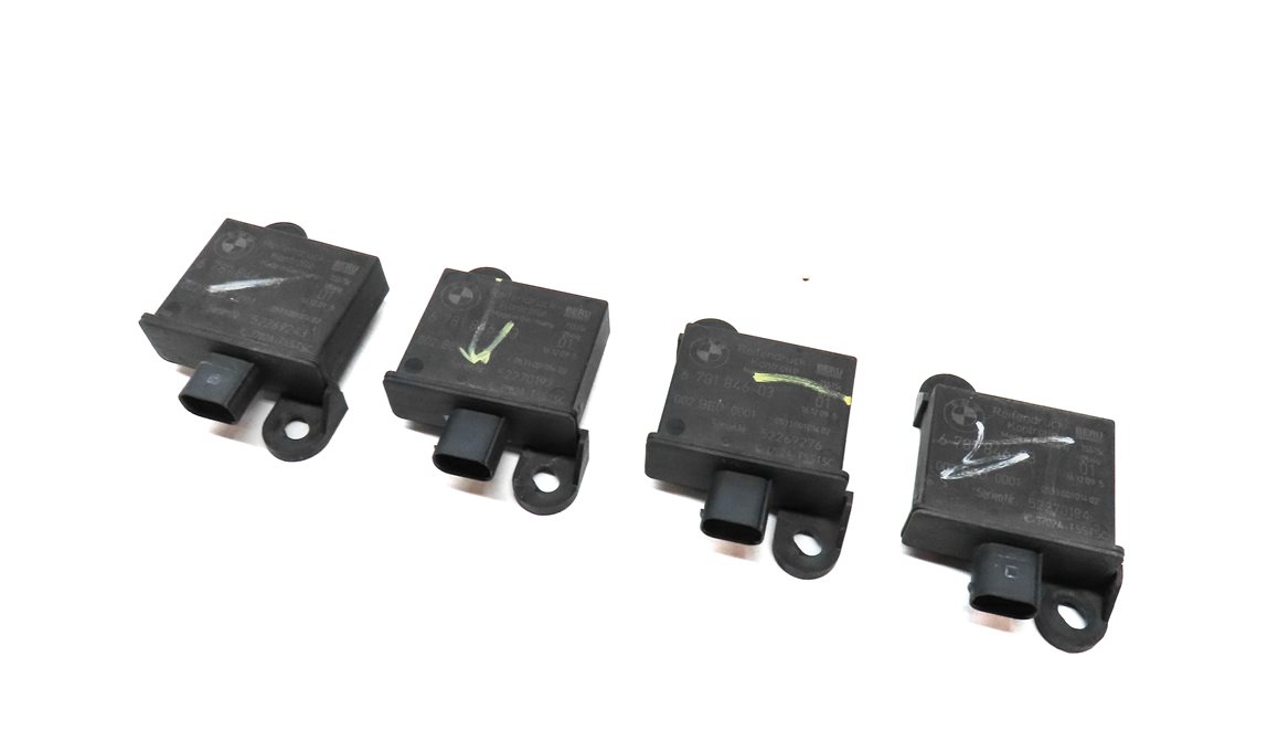 2010 BMW X5 (E70) TIRE PRESSURE MONITORING SYSTEM TPMS SENSOR SET 4