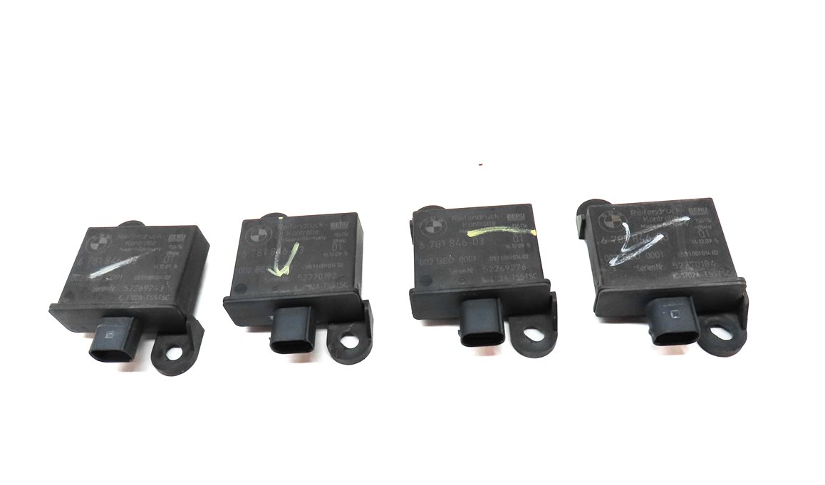 Thumbnail 2: 2010 BMW X5 (E70) TIRE PRESSURE MONITORING SYSTEM TPMS SENSOR SET 4