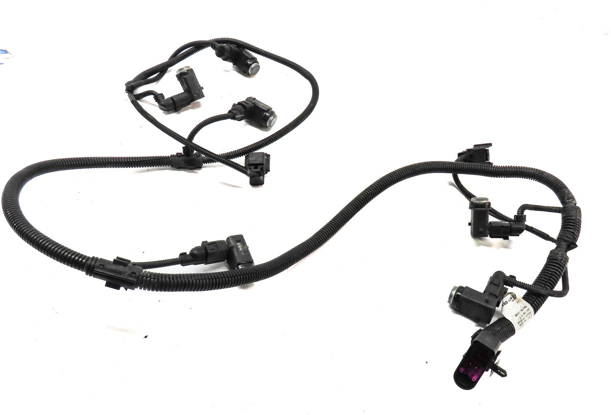 Thumbnail 3: 2006 PORSCHE CAYENNE (955) FRONT PDC PARK SENSOR SET-6 & HARNESS (Titanium)