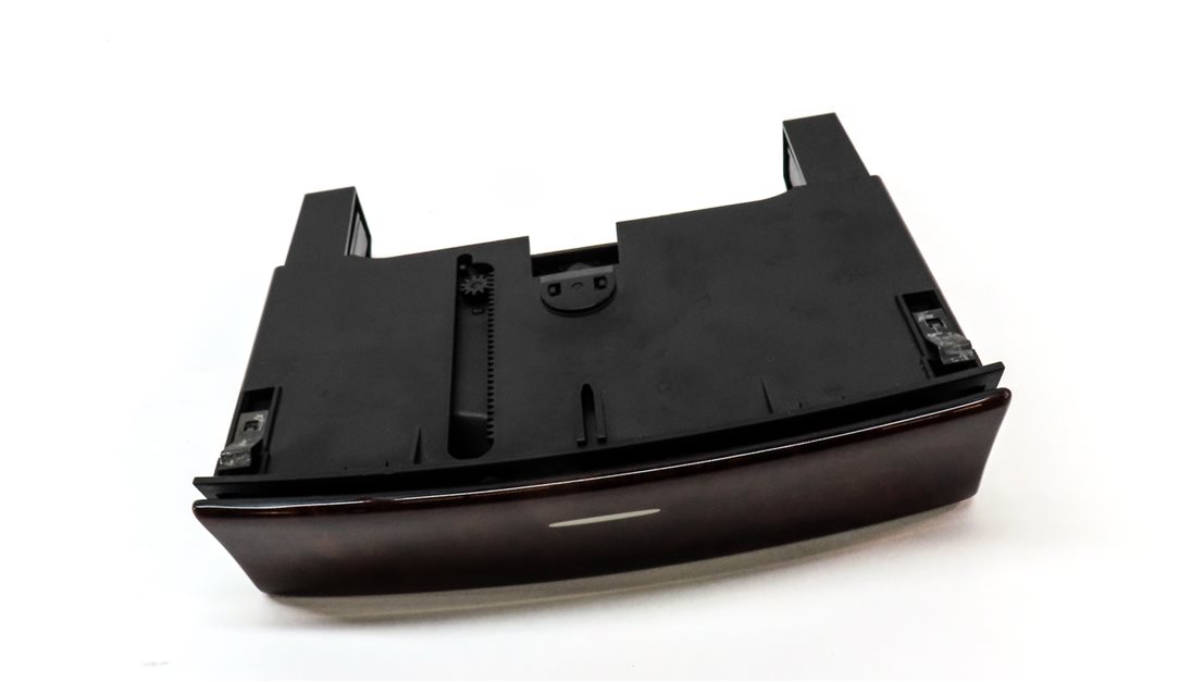 Thumbnail 2: 2006 PORSCHE CAYENNE S (955) REAR CENTER CONSOLE CUP HOLDER (DARK WOOD TRIM)