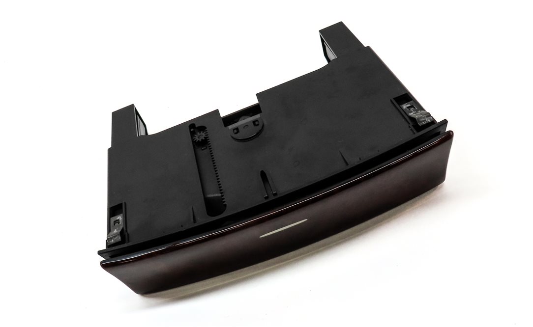 Thumbnail 3: 2006 PORSCHE CAYENNE S (955) REAR CENTER CONSOLE CUP HOLDER (DARK WOOD TRIM)