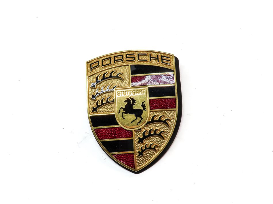 Thumbnail 2: 2006 PORSCHE CAYENNE S (955) FRONT EMBLEM LOGO BADGE NAME PLATE CREST EMBLEM