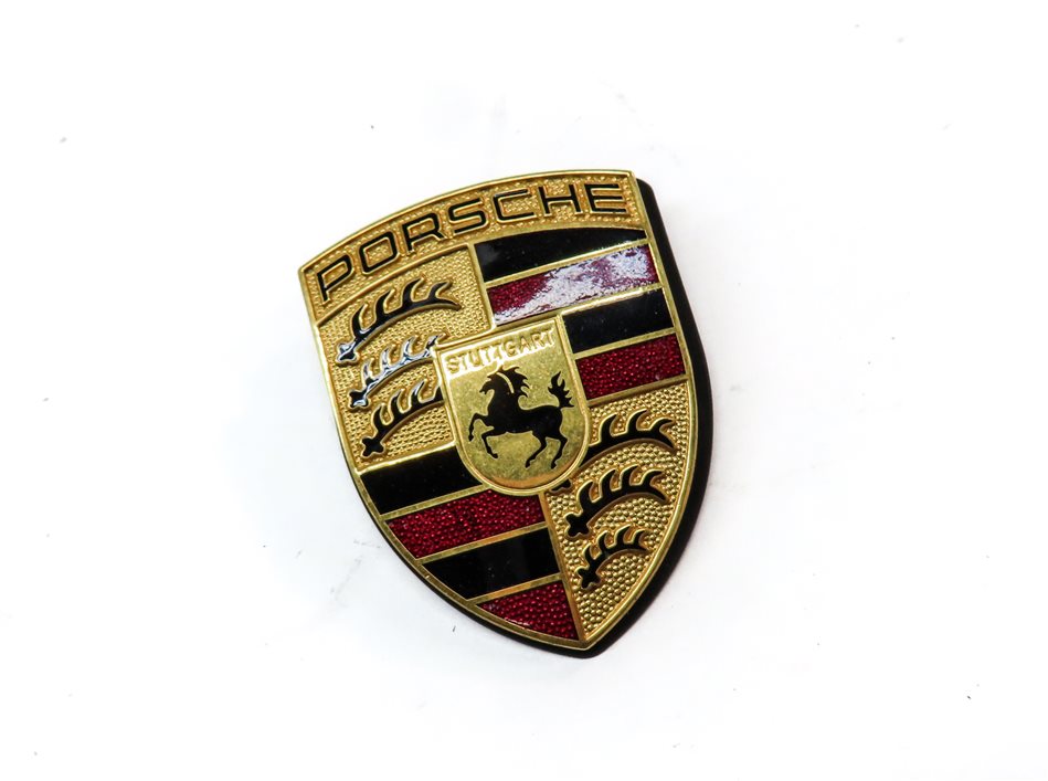 Thumbnail 3: 2006 PORSCHE CAYENNE S (955) FRONT EMBLEM LOGO BADGE NAME PLATE CREST EMBLEM