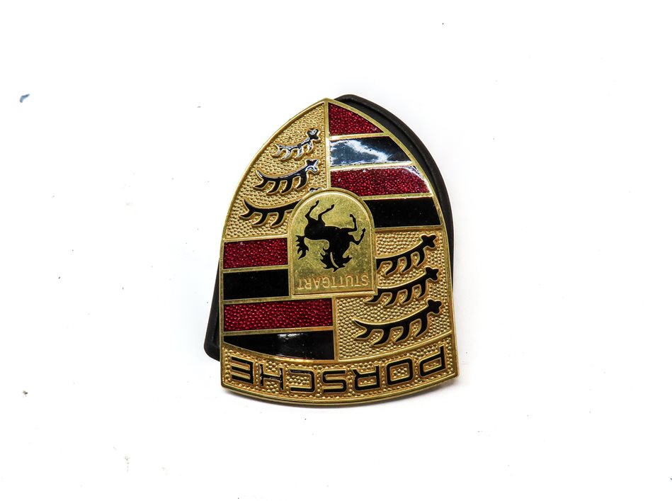 Thumbnail 4: 2006 PORSCHE CAYENNE S (955) FRONT EMBLEM LOGO BADGE NAME PLATE CREST EMBLEM