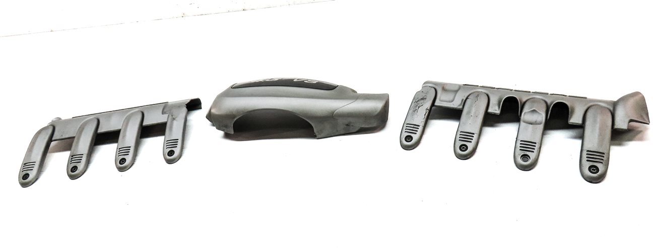 Thumbnail 2: 2003-2006 PORSCHE CAYENNE (955) 4.5L M48 VALVE COVER ENGINE COVER TRIM SET-3
