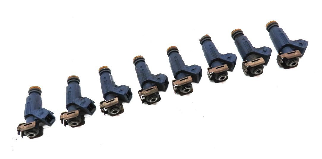 Thumbnail 3: 2003-2006 PORSCHE CAYENNE (955) 4.5L V8 ENGINE - FUEL INJECTOR SET (NON TURBO)