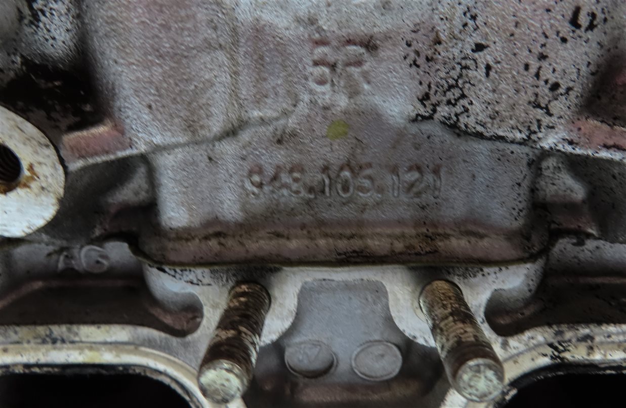 Thumbnail 10: 03-06 PORSCHE CAYENNE (955) 4.5L M48 V8 ENGINE RIGHT CYLINDER HEAD (NON TURBO)