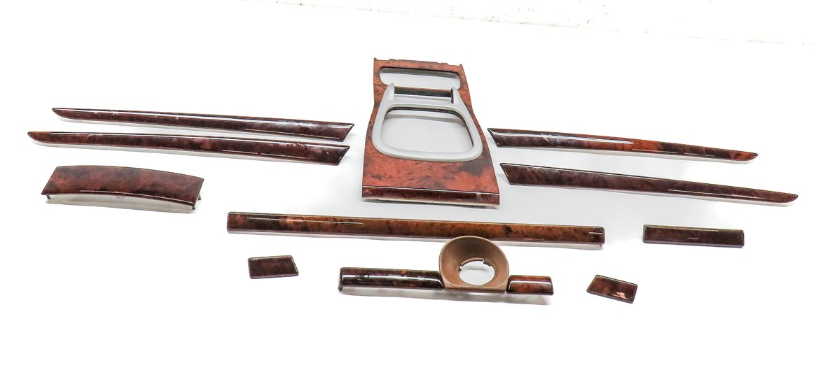 Thumbnail 2: 2006 PORSCHE CAYENNE S (955) INTERIOR DASH DOOR CONSOLE TRIM PANEL SET Dark Wood