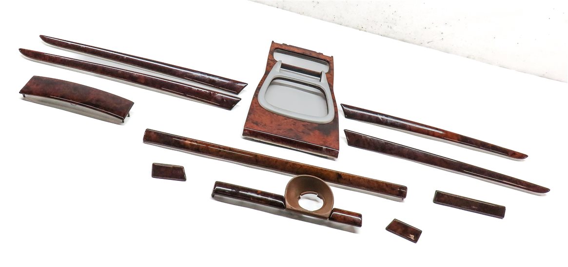 Thumbnail 3: 2006 PORSCHE CAYENNE S (955) INTERIOR DASH DOOR CONSOLE TRIM PANEL SET Dark Wood