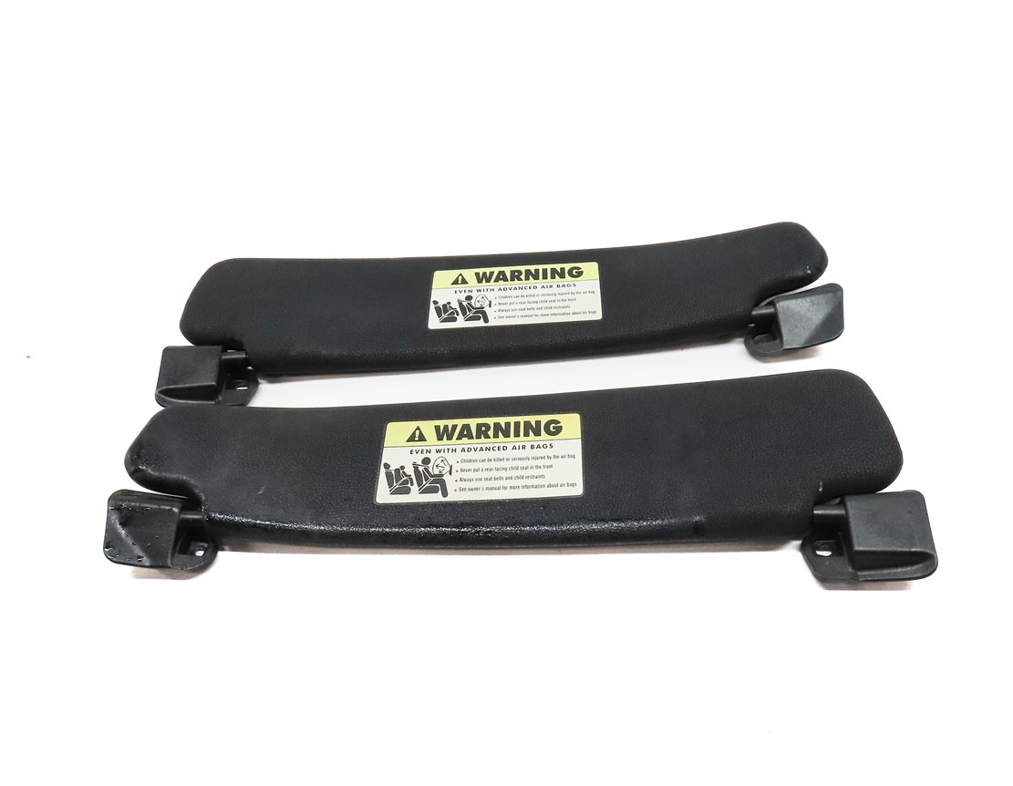 Thumbnail 5: 2003-2008 BMW Z4 (E85) FRONT LEFT & RIGHT SUN VISOR SUNVISOR SET (BLACK)