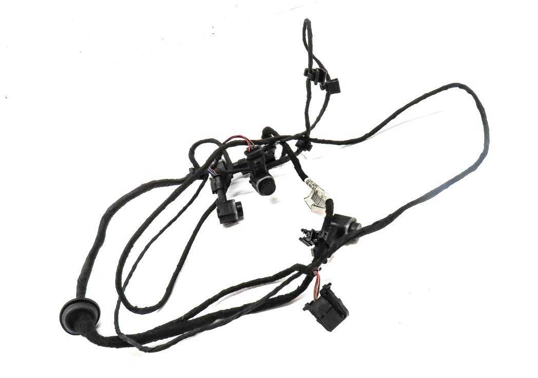 Thumbnail 3: 2014 AUDI A6 (C7 4G) REAR PARK ASSIST PDC SENSOR SET4 (Black) w/ WIRE HARNESS