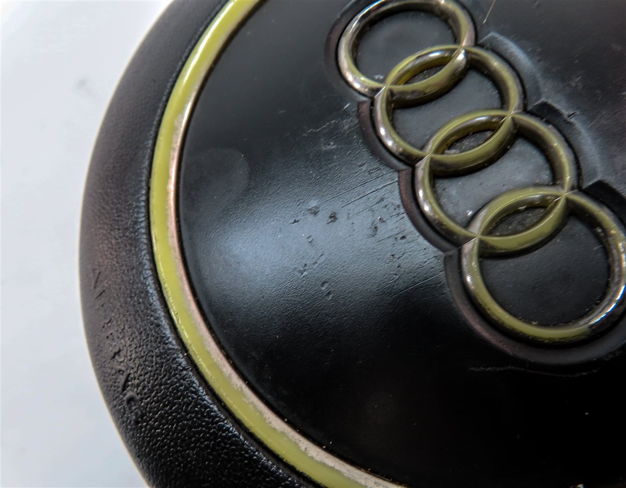Thumbnail 7: 12-18 AUDI A6 A7 S6 S7 (C7 4G8) 3-SPOKE STEERING WHEEL AIRBAG AIR BAG (BLACK)