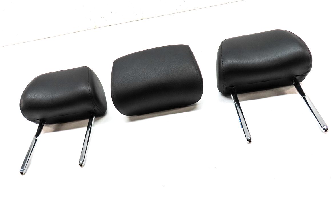 Thumbnail 3: 13-16 A4 S4 12-18 A6 S6 C7 B8 REAR LEFT RIGHT CENTER SEAT HEADREST SET/3 (Black)